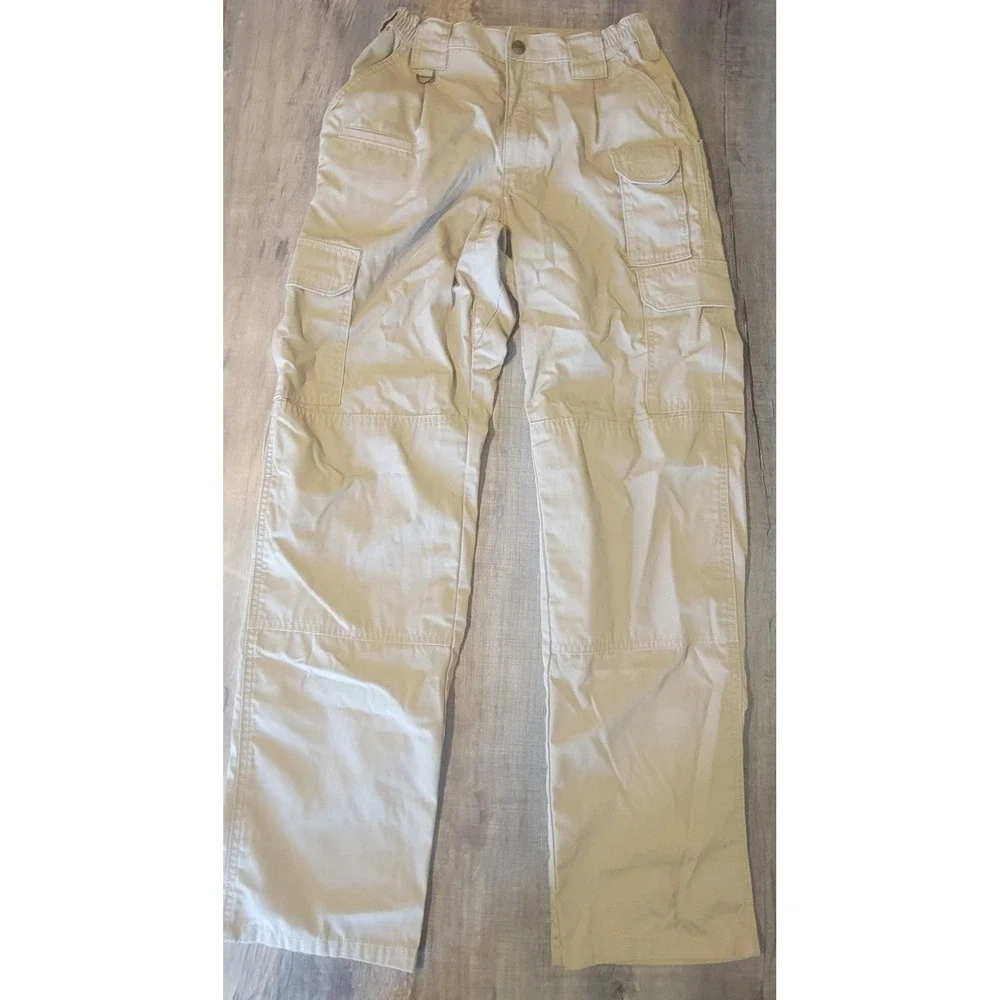 5.11 Tactical Mens 30x34 74273 Cargo Utility Work Pants Beige Khaki Tan